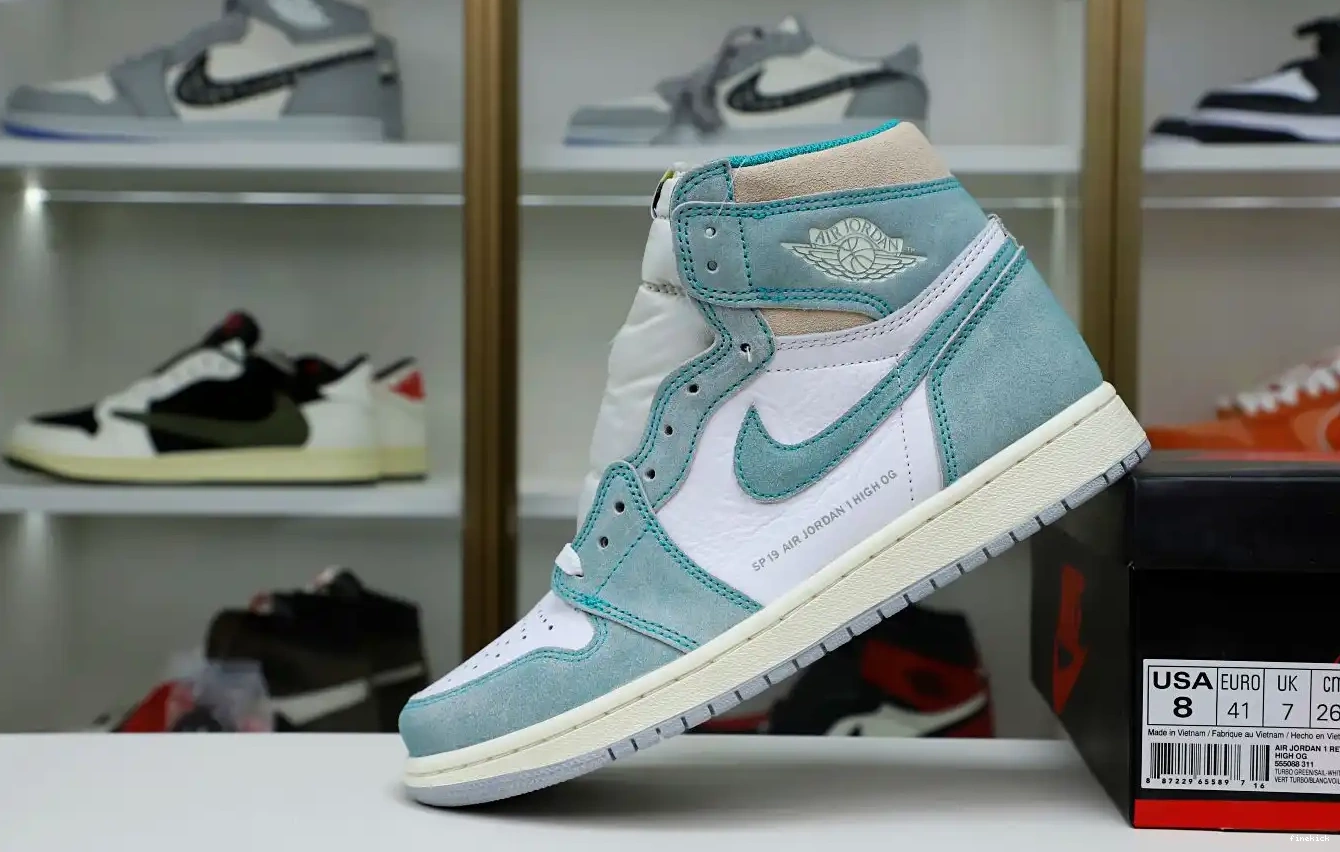 HIGH AIR GREEN' 'TURBO RETRO OG JORDAN 1 0704